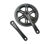 Guarnitura in alluminio da 170 mm con corona singola 48T per biciclette pieghevoli con piastra di protezione