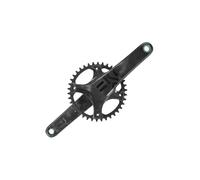 Guarnitura in carbonio senza calotte Campagnolo Ekar Ultra Torque Pro Tech 145 BCD 40 T Noir