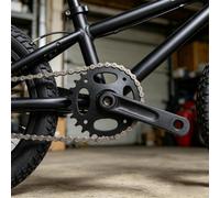 Guarnitura in lega di alluminio 25T 102mm per bici monovelocità per bambini
