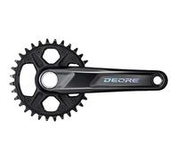 Guarnitura mono Shimano Deore M6100-1 12 V Noir