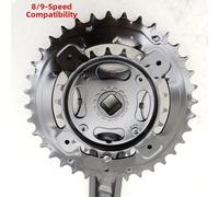 Guarnitura MTB 36/22T Catena Precisione Lavorata Quadrata Interfaccia Conica