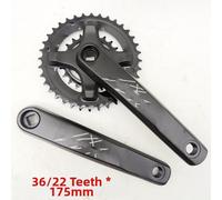 Guarnitura MTB 36/22T Catena Precisione Lavorata Quadrata Interfaccia Conica