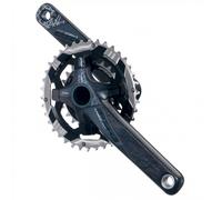 Guarnitura MTB Carbonio K-Force 36/26 175mm 11v Compatibile Shimano SRAM Grigio Nero