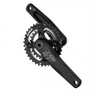 Guarnitura MTB FSA Comet 2x11v 36/26T 175mm MegaExo Nero per Cross Country Trail