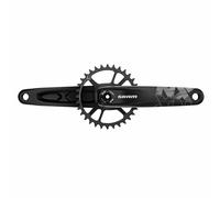 Guarnitura MTB SRAM 12v. NX Eagle nera DUB con asse integrato 175mm 32 denti mon