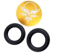 Guarnitura per bicicletta, copertura antipolvere per pedivella, in lega di alluminio, facile da installare, tappo antipolvere per bici da strada, tetto cavo