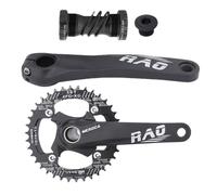 Guarnitura per bicicletta | Guarnitura cava integrata a velocità singola da 170 mm, movimento centrale leggero in lega di alluminio per ciclisti, ciclismo su strada, mountain bike