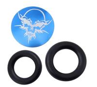 Guarnitura per Bicicletta | Tappo Antipolvere per pedivella di qualità per Bicicletta, coperture Antipolvere per tettuccio con Anello in per guarnitura Cava per Bicicletta, Diverse opzioni di