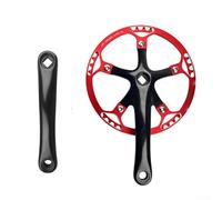Guarnitura pieghevole per bici con copertura di protezione, disponibile nelle misure 45T, 47T o 53T, design leggero (rosso 45T)