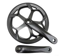 Guarnitura pieghevole per bicicletta, lunghezza 152 mm, set con corona in lega di alluminio 32T, 48T, 52T, per prestazioni di ciclismo durevoli (52T)