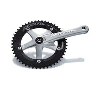 Guarnitura pista miche primato 46 denti argento