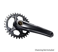 Guarnitura Shimano M8100-1 12v - 170mm 170mm / Nero