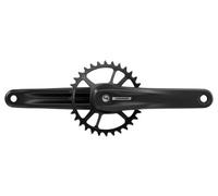 Sram S100 Eagle Drivetrain Boost 148 Powerspline Crankset Argento 175 mm / 32t Black