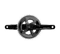 Sram rival axs dub 48 35 denti 2x12v quarq power meter guarnitura senza alloggiamento nero