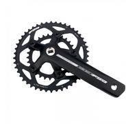 Guarnitura Tempo Adventure 46/30 11v 172.5mm Nero Bici Gravel Strada Alte Prestazioni