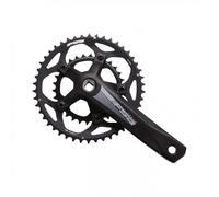 Guarnitura Tempo Adventure 46/30 175mm Nero per Bici Gravel e Strada