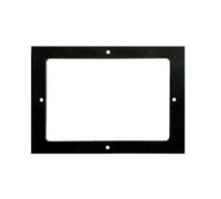 GUARNIZIONE 180x130x3mm NERA CON 4 FORI