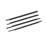 Guarnizione 4 Pezzi Di Guarnizione In Gomma Nera Per Finestrino Laterale Auto Modanatura Per Toyota Per Prius 2004-2015 Auto Strisce Di Protezione(2004-2009)