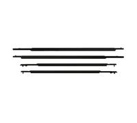 Guarnizione 4 Pezzi Di Guarnizione In Gomma Nera Per Finestrino Laterale Auto Modanatura Per Toyota Per Prius 2004-2015 Guarnizione Porta Auto(2010-2015)