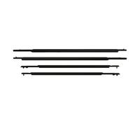 Guarnizione 4 Pezzi Di Guarnizione In Gomma Nera Per Finestrino Laterale Auto Modanatura Per Toyota Per Prius 2004-2015 Auto Strisce Di Protezione(2010-2015)