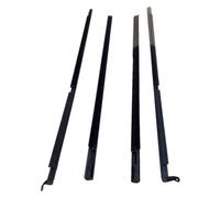 Guarnizione 4 Pezzi Guarnizione Per Finestrino Guarnizione Per Modanatura Esterna Portiera Laterale Guarnizione Per Pajero Per Montero V73 V93 V97 2000-2016 Guarnizione In Gomma