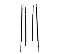 Guarnizione 4 Pezzi/set Guarnizione Laterale Finestrino Auto In Vetro Impermeabile A Pressione Per Land Per Cruiser LC80 FZJ80 LX450 1990-1998 7571060021 Guarnizione Porta Auto(Nero)