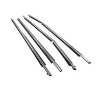 Guarnizione 4 Pezzi/set Per Toyota Per Corolla 2014-2019 Striscia Di Tenuta Impermeabile In Vetro Per Finestrini Cromati Cintura Guarnizione Esterna