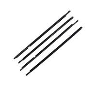 Guarnizione 4 Pezzi/set Strisce Decorative In Gomma Per Finestrini Auto, Strisce Di Tenuta A Pressione Impermeabili Per Vetri Per Toyota Per Highlander 2008-2010 Guarnizione In Gomma