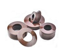 Guarnizione a disco con rondella elastica di compressione - Ammortizzatori, diametro interno 4,2 mm-72 mm, materiale 60Si2MnA, standard DIN2093(16x8.2x0.9(10Pcs))
