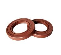 Guarnizione a doppio labbro, Guarnizione scheletrica TG4 in gomma fluorurata FKM, diametro interno 40 mm x diametro esterno (50-56) mm x lunghezza (5-12) mm, confezione da 2(40 mm x 52 mm x 12 mm)