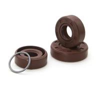 Guarnizione a doppio labbro in gomma fluorurata, guarnizione a doppio labbro, anello di tenuta, guarnizione, ID 8/9/10mm, 8/9/10x14/15/16/17/22/26/28 * 5/7/8/10mm(5PCS,9x22x7mm)