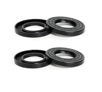 Guarnizione a doppio labbro, Paraolio a doppio labbro 4 pezzi NBR TC con molla e scheletro in metallo di varie dimensioni(22X39X9)