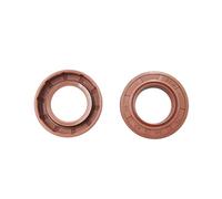 Guarnizione a doppio labbro TC, Confezione da 2 guarnizioni for albero rotante con paraolio scheletrato FKM TC, misure multiple(12x22x9mm)