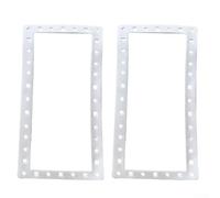 Guarnizione a farfalla a bocca larga per skimmer Hayward SPX1091GW, SP1091LX SP1091WM Dyna-Skim, guarnizione di ricambio in silicone a prova di perdite (2 pezzi)