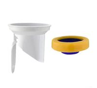 Guarnizione a flangia per WC a chiusura automatica, confezione da 1 per prese fognarie da 90-110 mm, accessori per WC anti-odore, previene perdite e cattivi odori, adatto per WC accovacciati