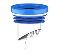 Guarnizione a flangia per WC a tenuta stagna per anello progettata per un'efficace prevenzione degli odori e un'installazione facile e veloce (blu)