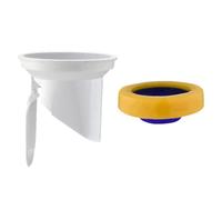 Guarnizione a flangia per WC, compatibile con la maggior parte dei servizi igienici, chiusura e controllo automatico