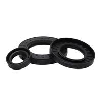 Guarnizione a molla con labbro scanalato in gomma nitrilica nera NBR TC TG4 47/48/50/52/53/55/57 mm ID Guarnizione a scheletro for albero radiale(5Pieces 55x82x12)
