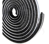 Guarnizione a spazzola autoadesiva, 5 m (lunghezza) x 9 mm (larghezza) x 23 mm (D), guarnizioni a spazzola per porte e finestre, protezione dalle intemperie, colore nero