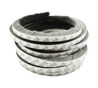 Guarnizione a spazzola per porte, Striscia autoadesiva paraspifferi for porte e finestre, multicolore, 9 mm x 5-23 mm x 10 m.(Grey,9 * 9mm*L10M)