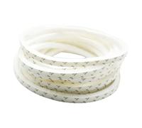 Guarnizione a spazzola per porte, Striscia autoadesiva paraspifferi for porte e finestre, multicolore, 9 mm x 5-23 mm x 10 m.(White,9 * 15mm*L10M)