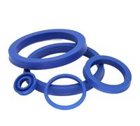 Guarnizione ad anello a labbro U/Y for albero pistone in PU blu con ID UN 120/125/128/130/135/136/140/145/150/155/160/165/170/175 mm, guarnizione for olio idraulico(1Piece UN160x175x16)