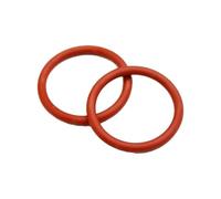 Guarnizione ad anello di tenuta in silicone morbido rosso VMQ da 3,5 mm, for uso alimentare, diametro esterno da 12 a 46 mm(OD 24mm-20pcs)