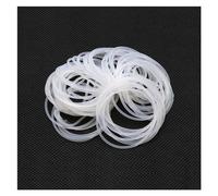 Guarnizione ad anello in silicone da 10 pezzi CS 2mm OD 5~100mm Rondella impermeabile Guarnizione in gomma siliconica O-ring in gomma bianca (Dimensione : OD 70mm ID 66mm)