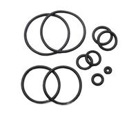 Guarnizione ad anello NBR da 10 pezzi, spessore CS 3,5 mm, diametro esterno 14~225 mm, distanziale in gomma nitrile butadiene, resistente all'olio, forma rotonda(OD 145mm ID 138mm)
