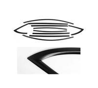Guarnizione Ad in Gomma Per Tesla Per Model 3 2017-2023 ABS Nero Opaco Esterno Finestra Modanatura Striscia Davanzale Copertura Laterale Trim 10 Pz(Matteblack)