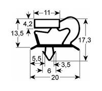 GUARNIZIONE AD INCASTRO 655x415 mm IRINOX Abbattitore di temperatura A5MA