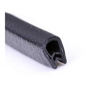 Guarnizione ad U in PVC con inserti metallici per lamiere, vendita a metraggio (6x10 mm)