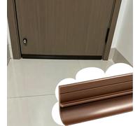 Guarnizione Adesiva Marrone Per La Parte Inferiore Della Porta | In PVC Resistente, Progettata Per Sopportare Le Frequenti Aperture E Chiusure Della Porta; Funge Da Barriera Contro Luce