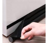 Guarnizione adesiva per porte - Nera / 96cm